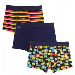 Majtki Bokserki Chłopięce Młodzieżowe Wzory Wygodne 3-PAK MORAJ