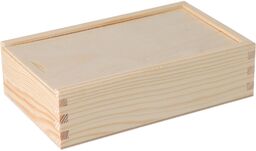 ČistéDřevo Pudełko drewniane na zdjęcia w formacie 9