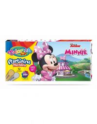 Plastelina okrągła 12 kolorów Minnie Colorino 6493-PLASTELINA-MINNIE