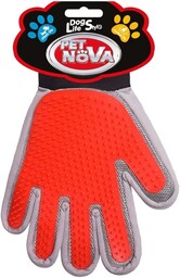 Rękawica do wyczesywania sierści 2in1  lewa, GROOM-GLOVE-LEFTHAND