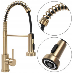 Bateria Kuchenna Colin Złota Szczotkowana Rea