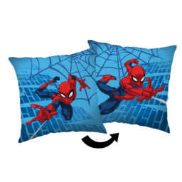 Jerry Fabrics Poduszka dziecięca 40x40 Spider-Man niebieska 05