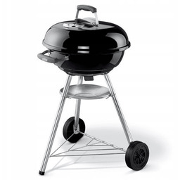 Okrągły Grill węglowy Weber Compact Kettle z Pokrywą