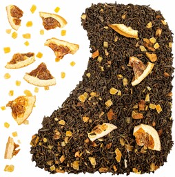Pu erh grejpfrutowy (Torba 1 kg, Pakowanie standardowe)