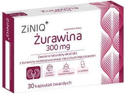 ZINIQ Żurawina 300 mg, 30 kapsułek