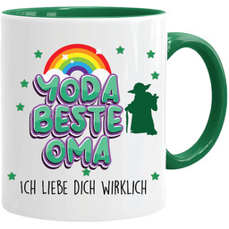 Filiżanka z sentencją, Yoda najlepsza babcia. Ich liebe