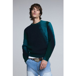Desigual sweter żakardowy splatter