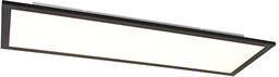 QAZQA Panel LED czarny 80 cm z LED