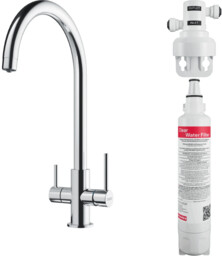 Bateria Lina Clear Water FRANKE Chrom