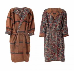 Bloomingville RIETI Kimono Dwustronne / Brązowe