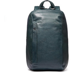 PIQUADRO Pulse Mini skórzany plecak, niebieski, Mini, Biznes