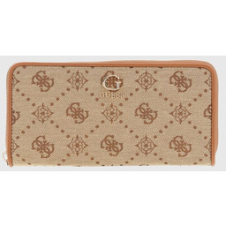 GUESS Beżowy duży damski portfel Neda