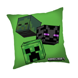 Jerry Fabrics Poduszka dziecięca 40x40 Minecraft The Mobs