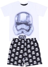 Biało-czarna piżama Star Wars DISNEY 4-5 lat 110