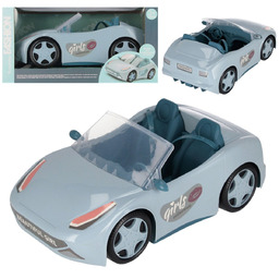 Auto dla lalek, niebieski kabriolet 3+ MEGA CREATIVE