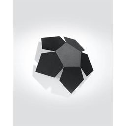 Sollux Lighting Kinkiet PENTA SL.0423 czarny