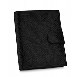 Betlewski, Skórzany portfel, duży, męski, czarny