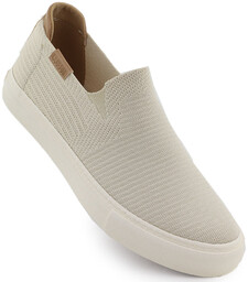 Tenisówki tekstylne slip on beżowe Big Star RR274721