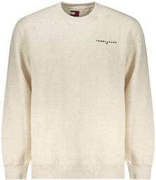 TOMMY HILFIGER BLUZA BEZ ZAMKA MĘSKA BEŻOWA