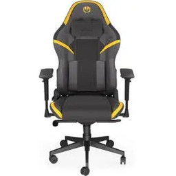 Endorfy Scrim Gamingowy do 120kg Tkanina Czarno-żółty Fotel