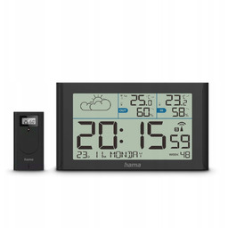 Stacja pogody Hama Sylt temperatura wilgotność budzik zegar