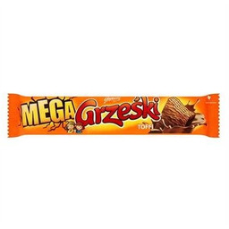 Grześki mega wafelek toffi 48 g 32 sztuk