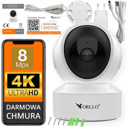 Kamera Orllo W10 8MP 4K na kartę Sim