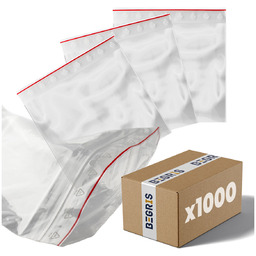 Woreczki worki torebki strunowe 100x100 mm 1000szt 10/10
