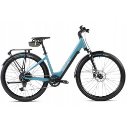 Rower elektryczny Romet e-MODECO Suv 1.0 504WH szaro-srebrny