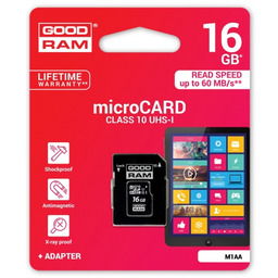 Karta pamięci Goodram M1AA microSD 16GB 100MB/s UHS-I
