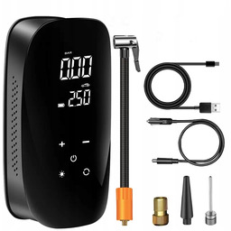 Kompresor Samochodowy Pompka Rowerowa Elektryczna Sprężarka Powerbank