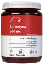 Berberyna 400 mg, Vitalers, 60 kapsułek