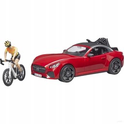 Bruder Samochód typu roadster z figurką kolarki