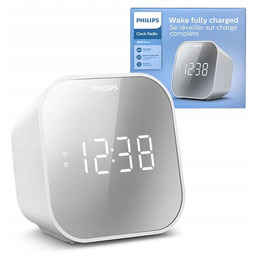Cyfrowe Radio Fm Lustrzane Budzik Alarm Zegar Usb