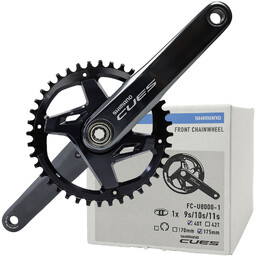 Shimano Mechanizm korbowy Cues FC-U8000-1, 1 x 9/10/11/rz,