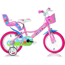 Peppa Pig 14", Rower Dziecko, Różowy, 14