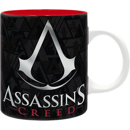 ABYstyle - ASSASSIN''S CREED Czarno-czerwony kubek Crest