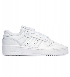 Buty sportowe Adidas RIVALRY LOW J, białe młodzieżowe