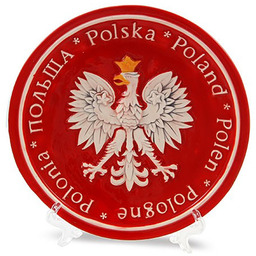 Talerz dekoracyjny mały Polska