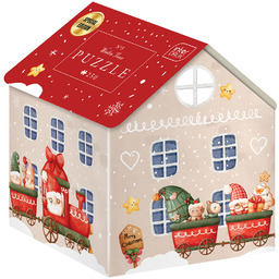 Interdruk. PUZZLE ŚWIATECZNY DOMEK 250 elementów MIKOŁAJ