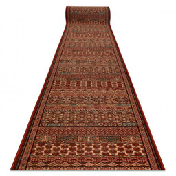 Chodnik wełniany KASHQAI 4334/300 orientalny bordo / zielony