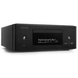 DENON Amplituner Stereo RCD-N12 DAB Czarny, HDMI ARC,Odtw.CD,