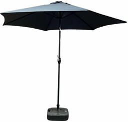 Edinos Ciemnoszary klasyczny parasol do ogrodu F1-R99