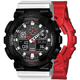 G-SHOCK SET GA-100B-4AER + BEZEL 10523429 + PASEK