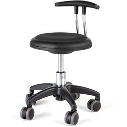 Mobilny stołek STAR, 300-380 mm, czarny