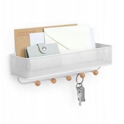 Wieszak Z Organizerem do przedpokoju Estique Biały