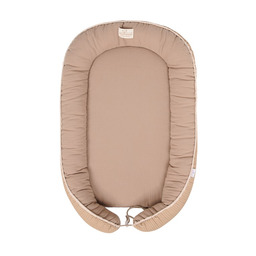 Babymatex Gniazdko niemowlęce Prestige Muslin 55x80 ciemny beżowy
