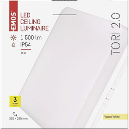 EMOS TORI lampa sufitowa LED, wodoszczelna, 15 W,