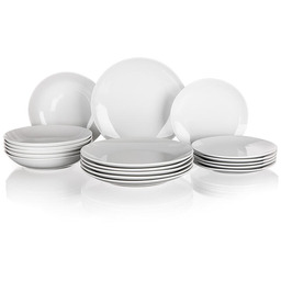 Banquet Komplet talerzy z porcelany MARION 18 szt