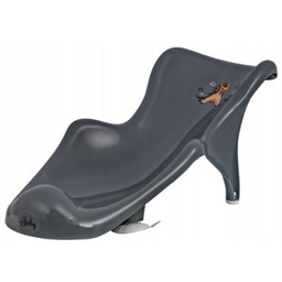 MALTEX Fotelik kąpielowy KONIK stalowy szary